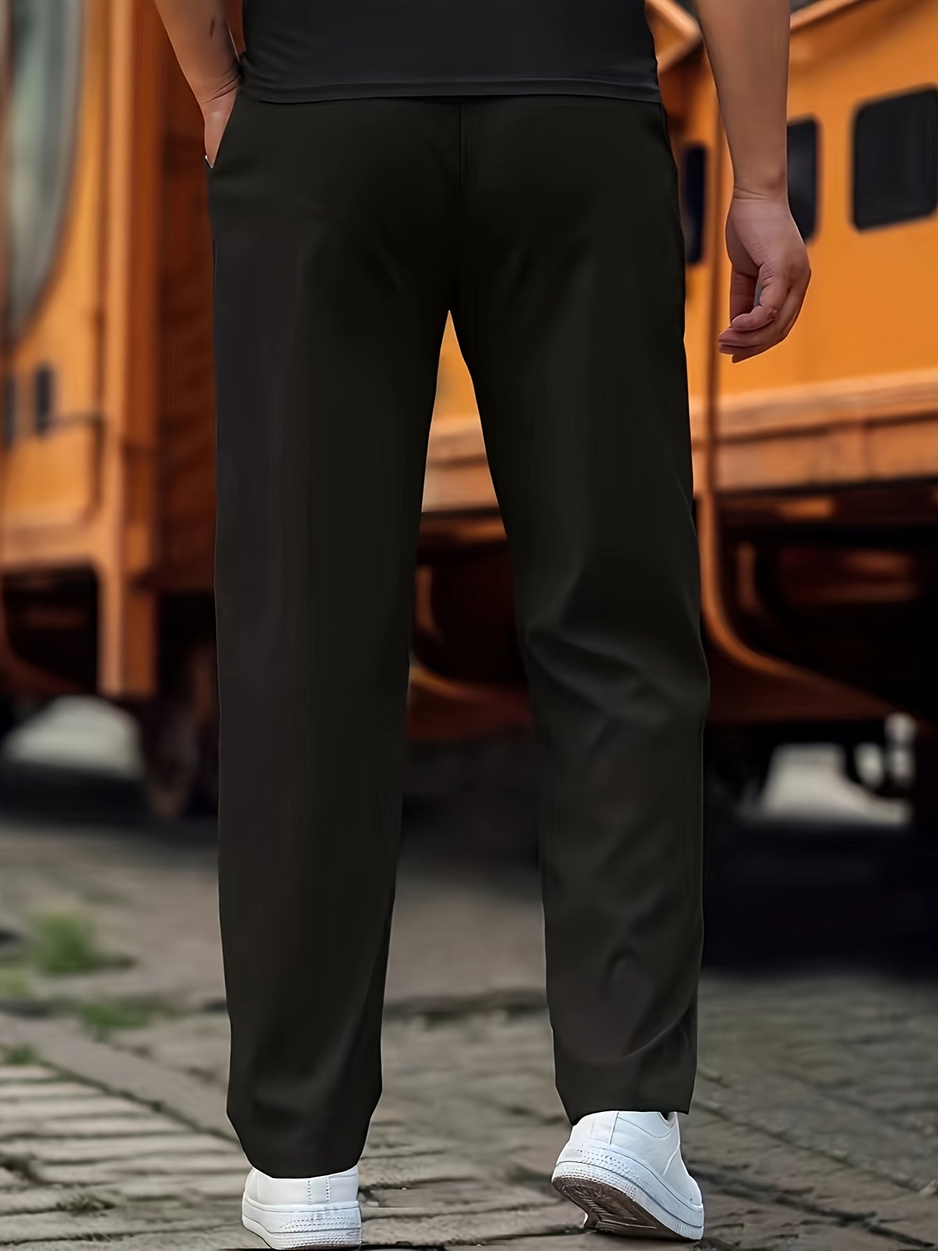 Elegante y cómodo pantalones diarios para hombres
