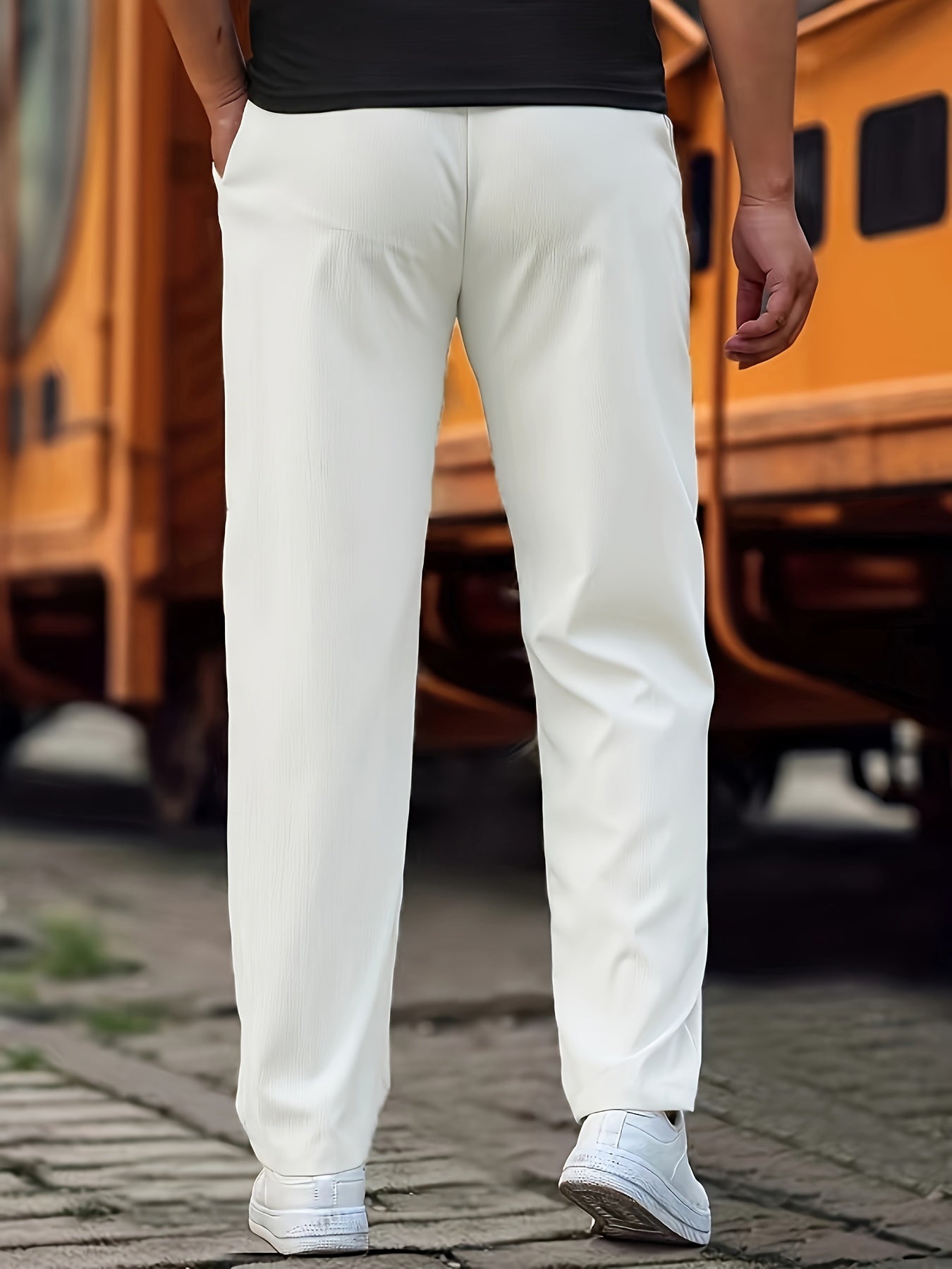 Elegante y cómodo pantalones diarios para hombres