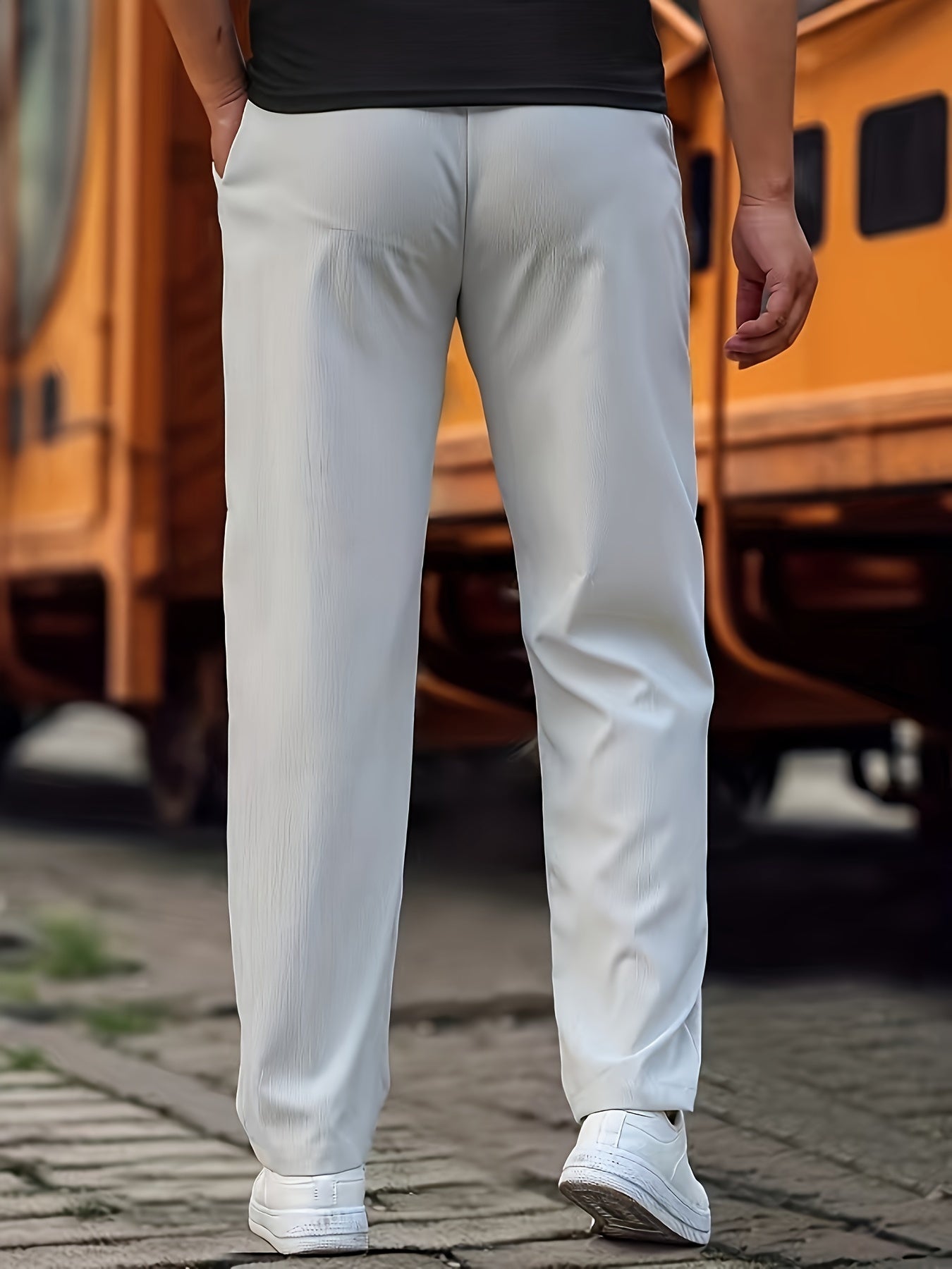 Elegante y cómodo pantalones diarios para hombres