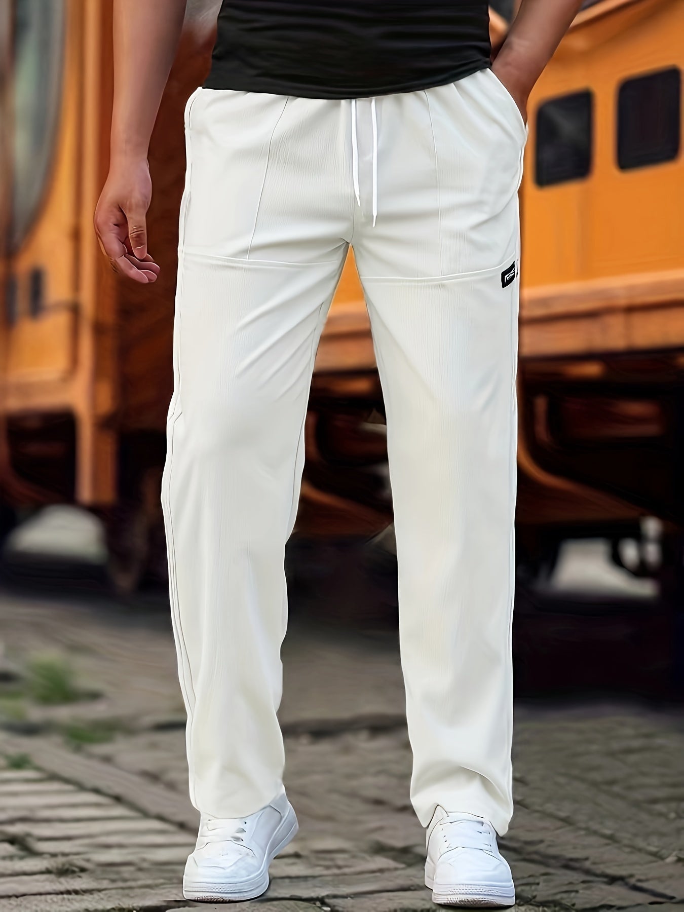 Elegante y cómodo pantalones diarios para hombres