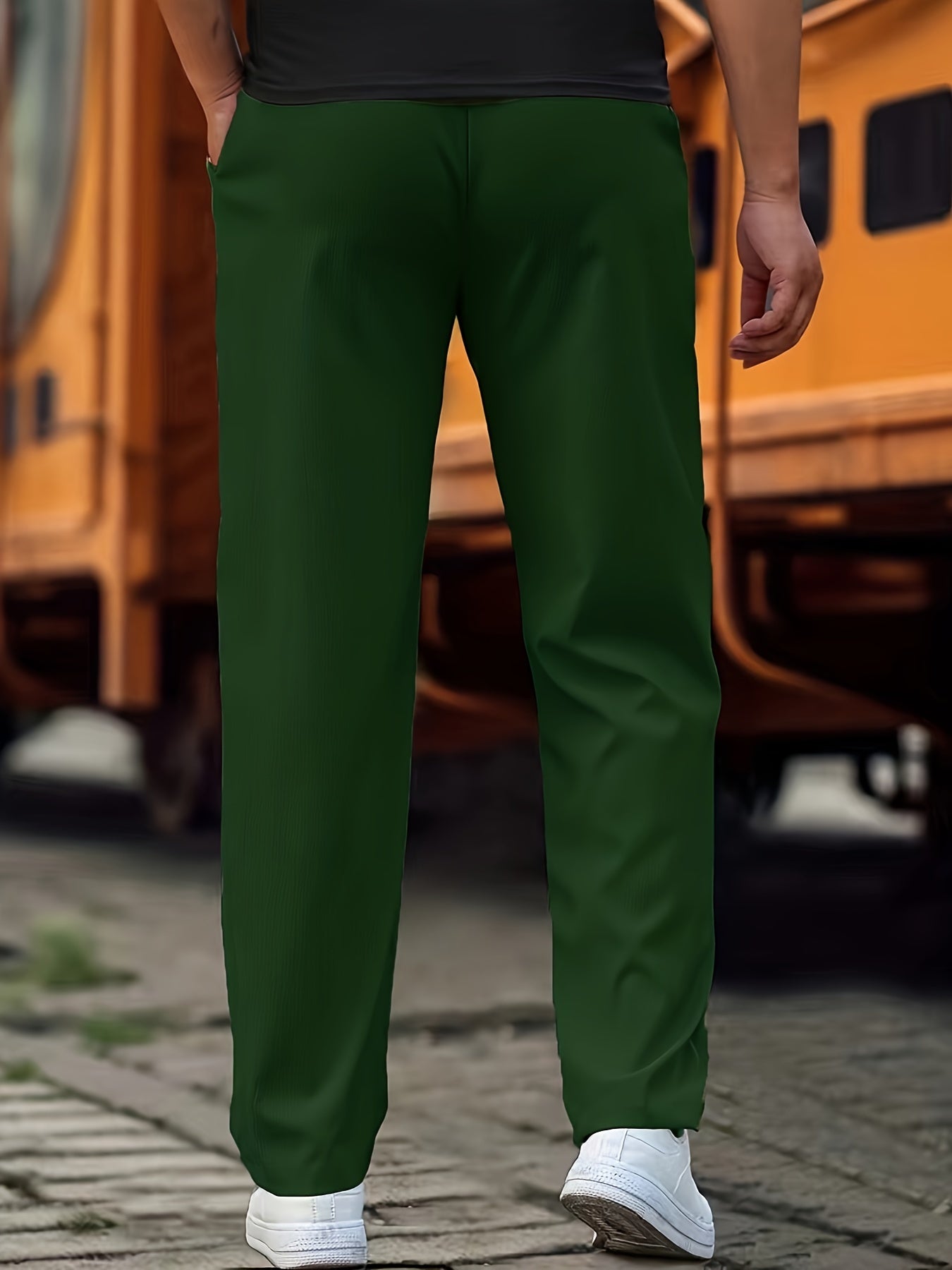 Elegante y cómodo pantalones diarios para hombres