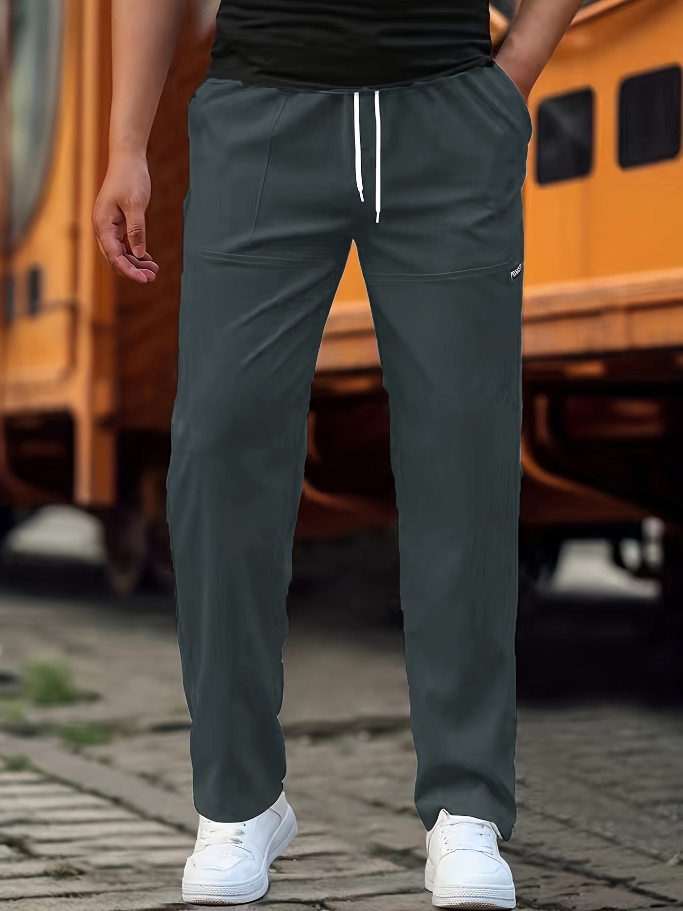 Elegante y cómodo pantalones diarios para hombres